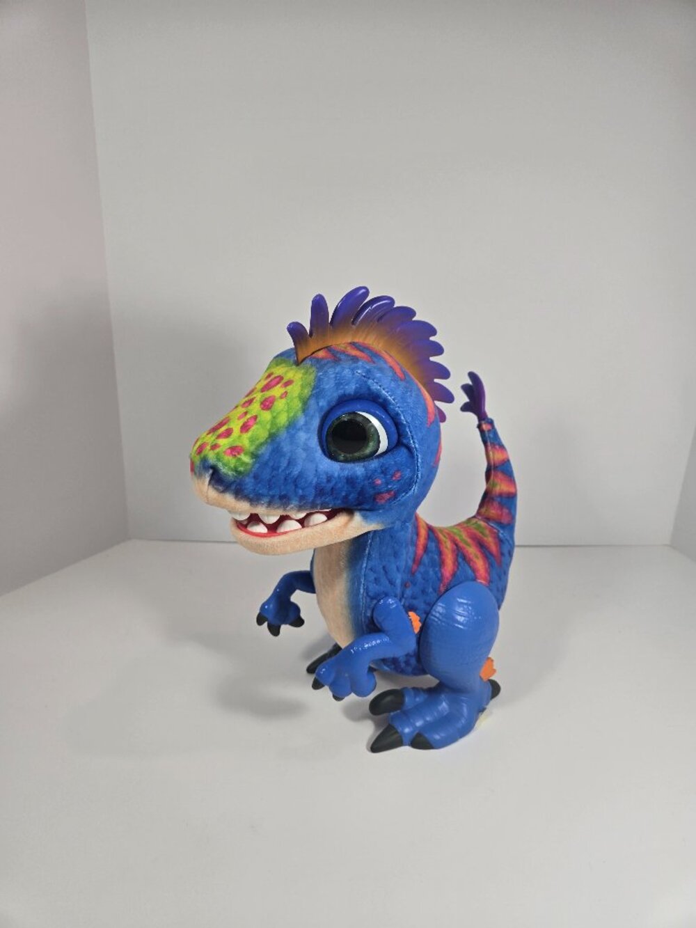 FurReal Friends Blue Munchin Baby T Rex Interactive Talking Pet Dinosaur - Works